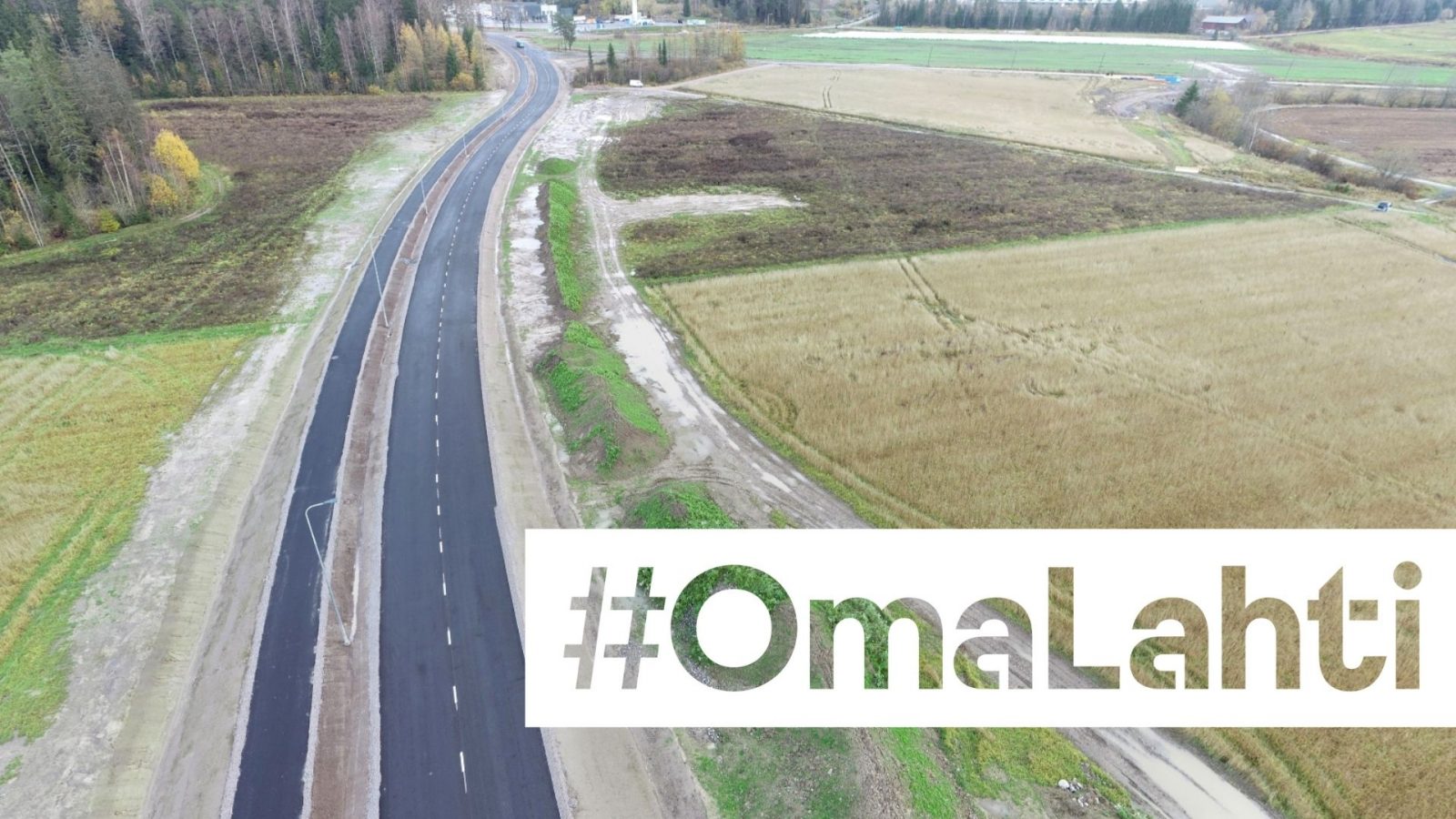 Kujala-Pippon tulevaa yritysaluetta ilmakuvassa