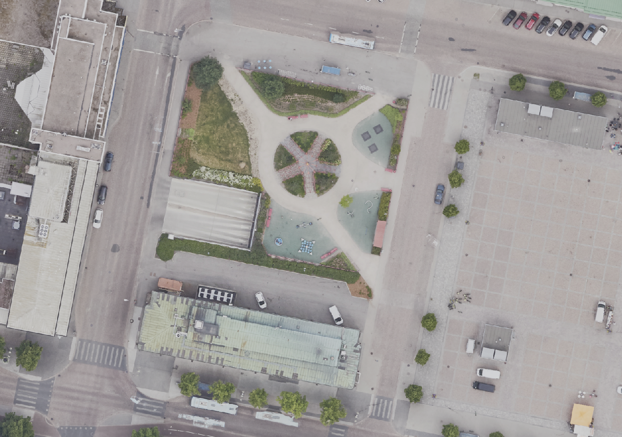 ilmakuva alatorin kaavatyöalueesta