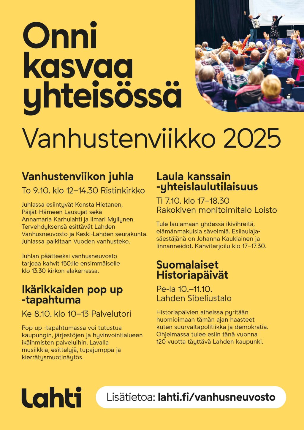 Vanhustenviikon ohjelma